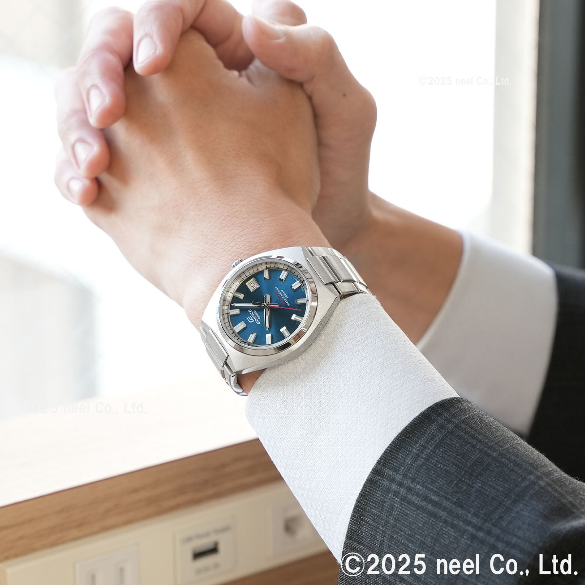 カシオ エディフィス CASIO EDIFICE 腕時計 メンズ EFB-109DJ-2AJF ブルー【2025 新作】