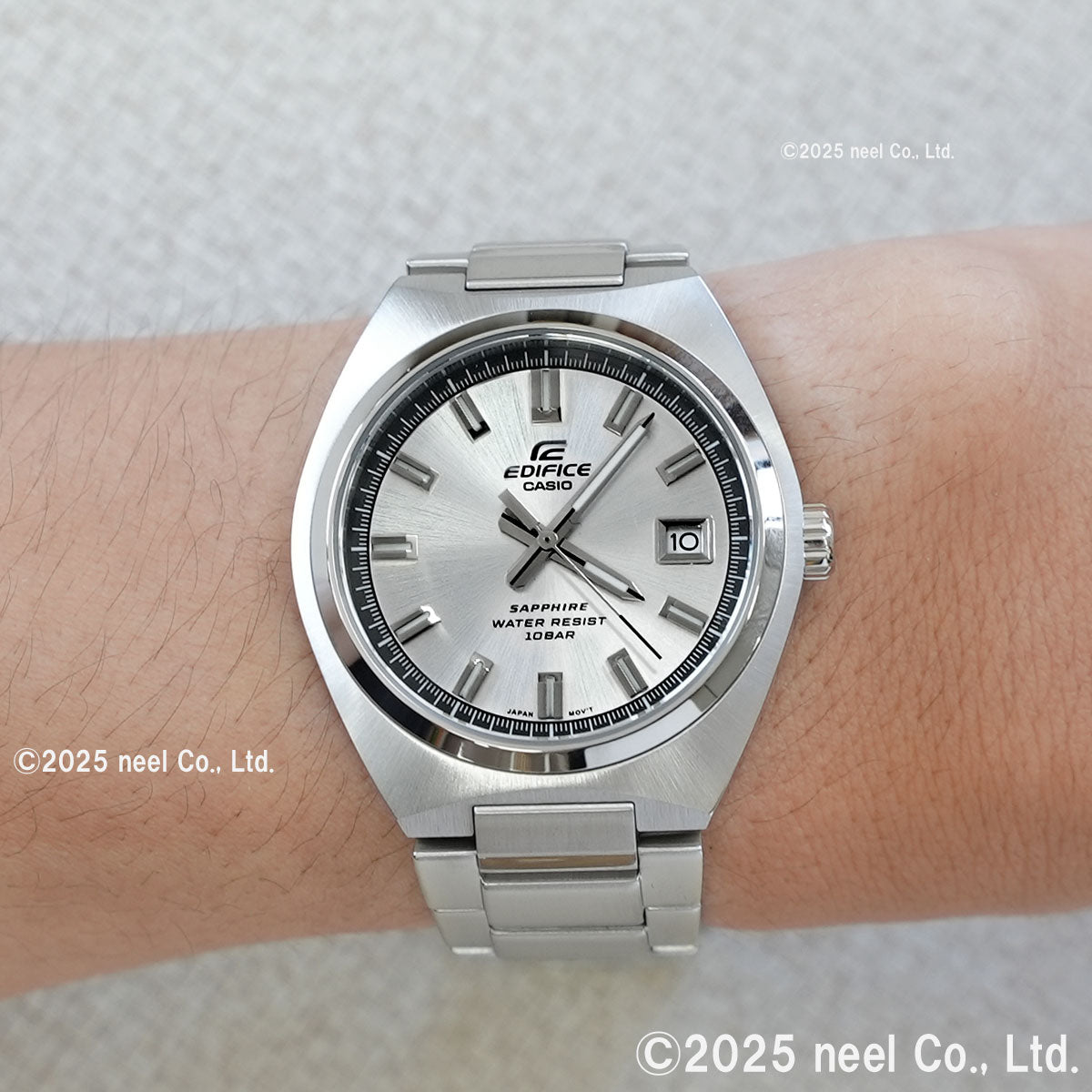 カシオ エディフィス CASIO EDIFICE 腕時計 メンズ EFB-109DJ-7AJF シルバー【2025 新作】