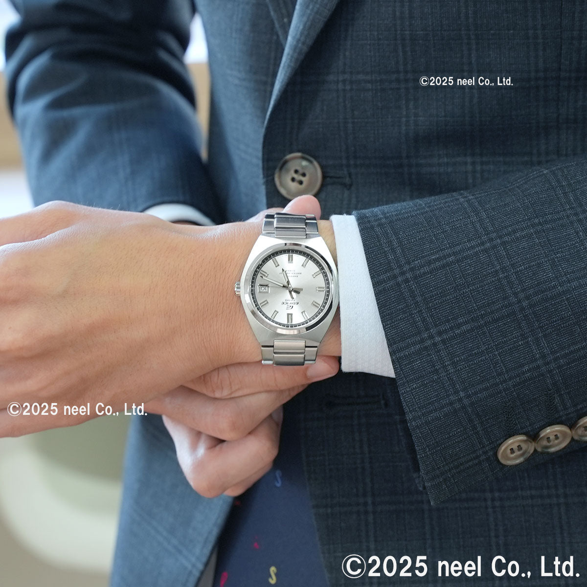 カシオ エディフィス CASIO EDIFICE 腕時計 メンズ EFB-109DJ-7AJF シルバー【2025 新作】