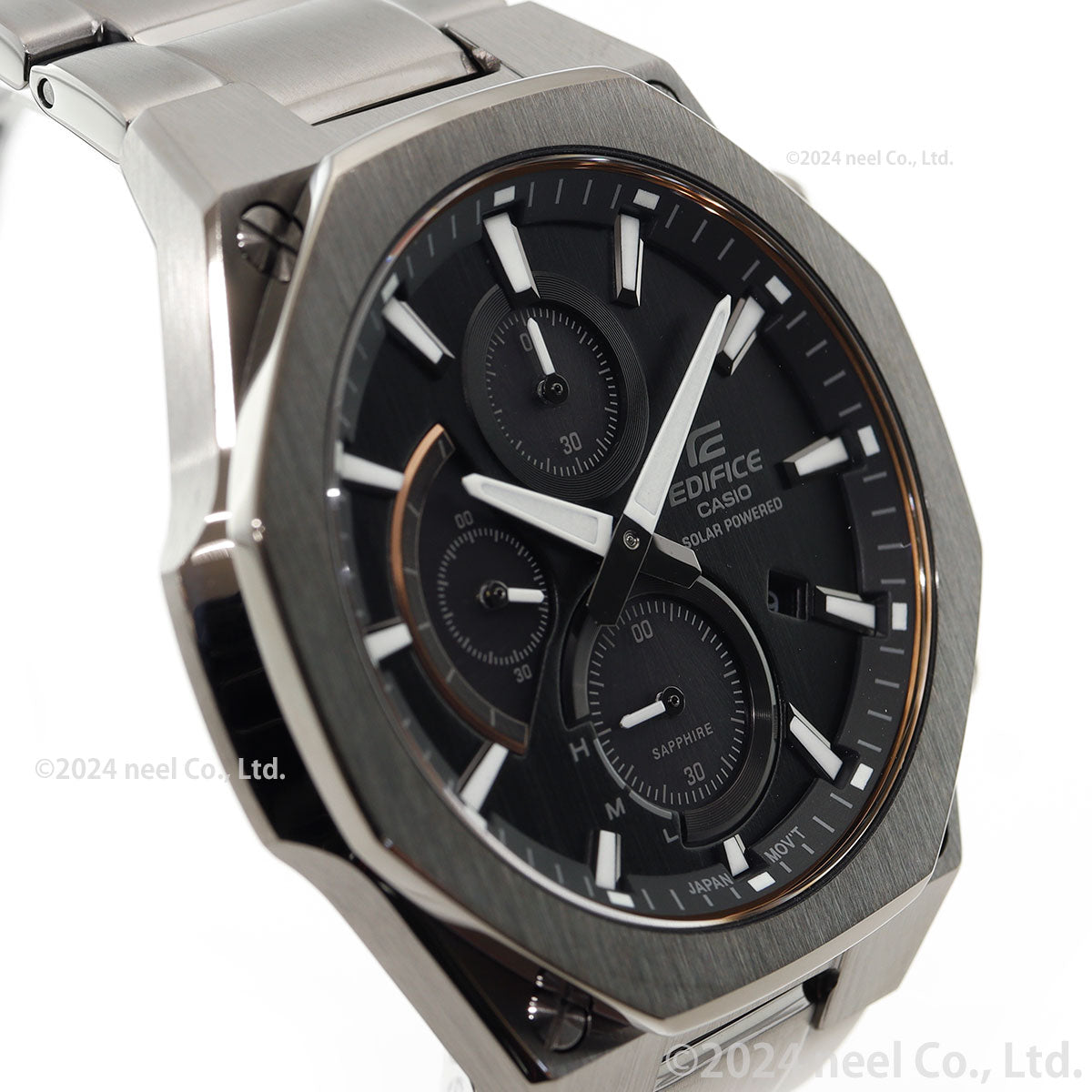 カシオ エディフィス CASIO EDIFICE ソーラー 腕時計 メンズ クロノグラフ Slim and Solar EFS-S570YDC-1AJF