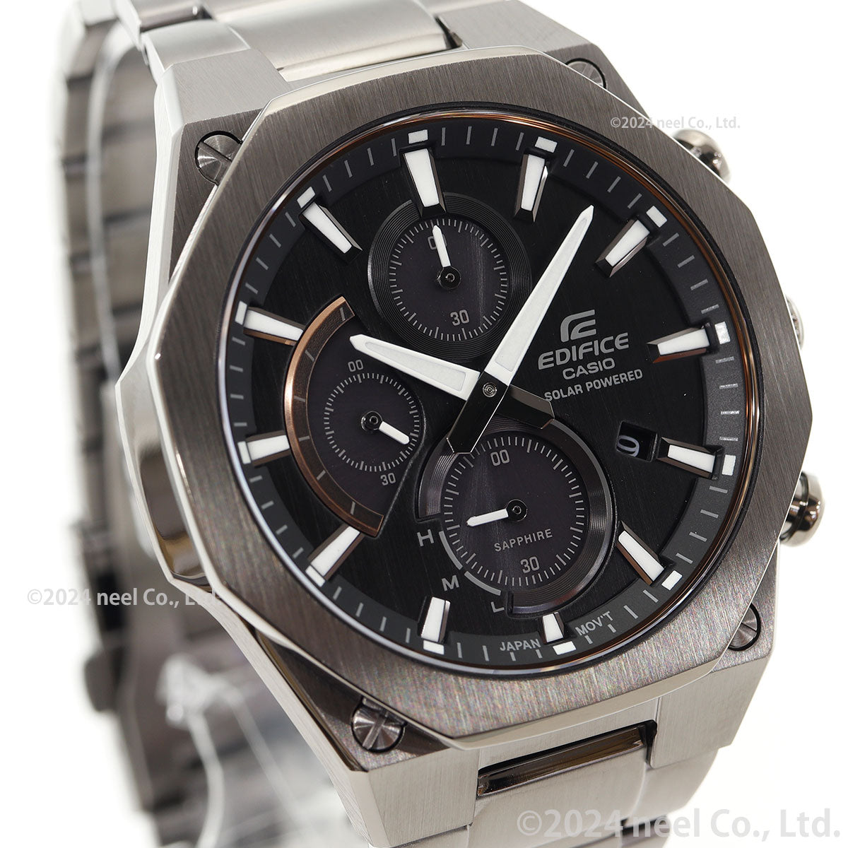 カシオ エディフィス CASIO EDIFICE ソーラー 腕時計 メンズ クロノグラフ Slim and Solar EFS-S570YDC-1AJF