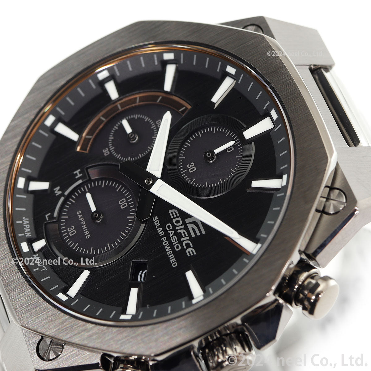 カシオ エディフィス CASIO EDIFICE ソーラー 腕時計 メンズ クロノグラフ Slim and Solar EFS-S570YDC-1AJF