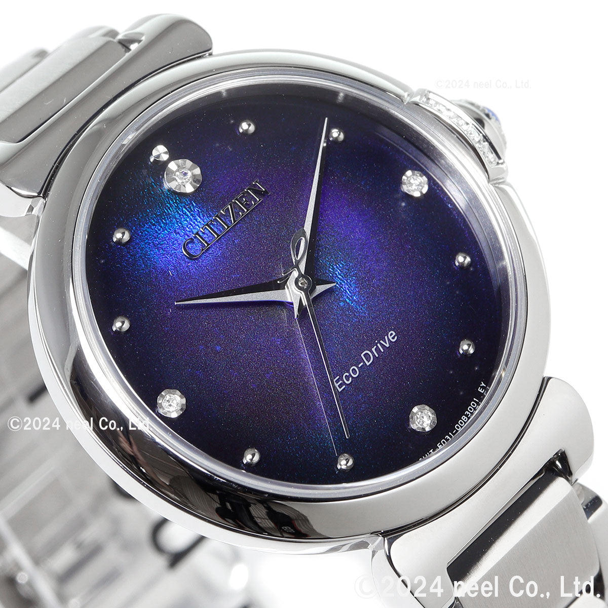 シチズン エル CITIZEN L エコドライブ 限定モデル 腕時計 レディース EM1060-87L ROUND Collection UNITE with BLUE【2025 新作】