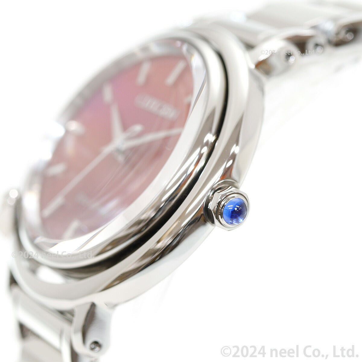シチズン エル CITIZEN L エコドライブ 腕時計 レディース EM1090-78X ダイヤ入り ARCLY Collection 日の出 モチーフ 替えバンド付き