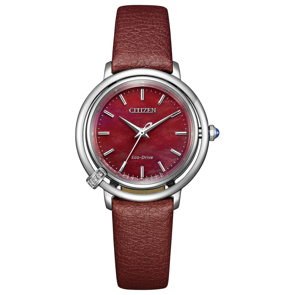 シチズン エル CITIZEN L エコドライブ 腕時計 レディース EM1090-78X ダイヤ入り ARCLY Collection 日の出 モチーフ 替えバンド付き