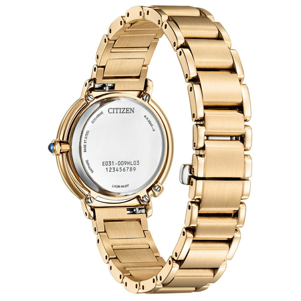 シチズン エル CITIZEN L エコドライブ 腕時計 レディース EM1093-61D ダイヤ入り 白蝶貝文字板 ARCLY Collection 日の出 モチーフ 替えバンド付き