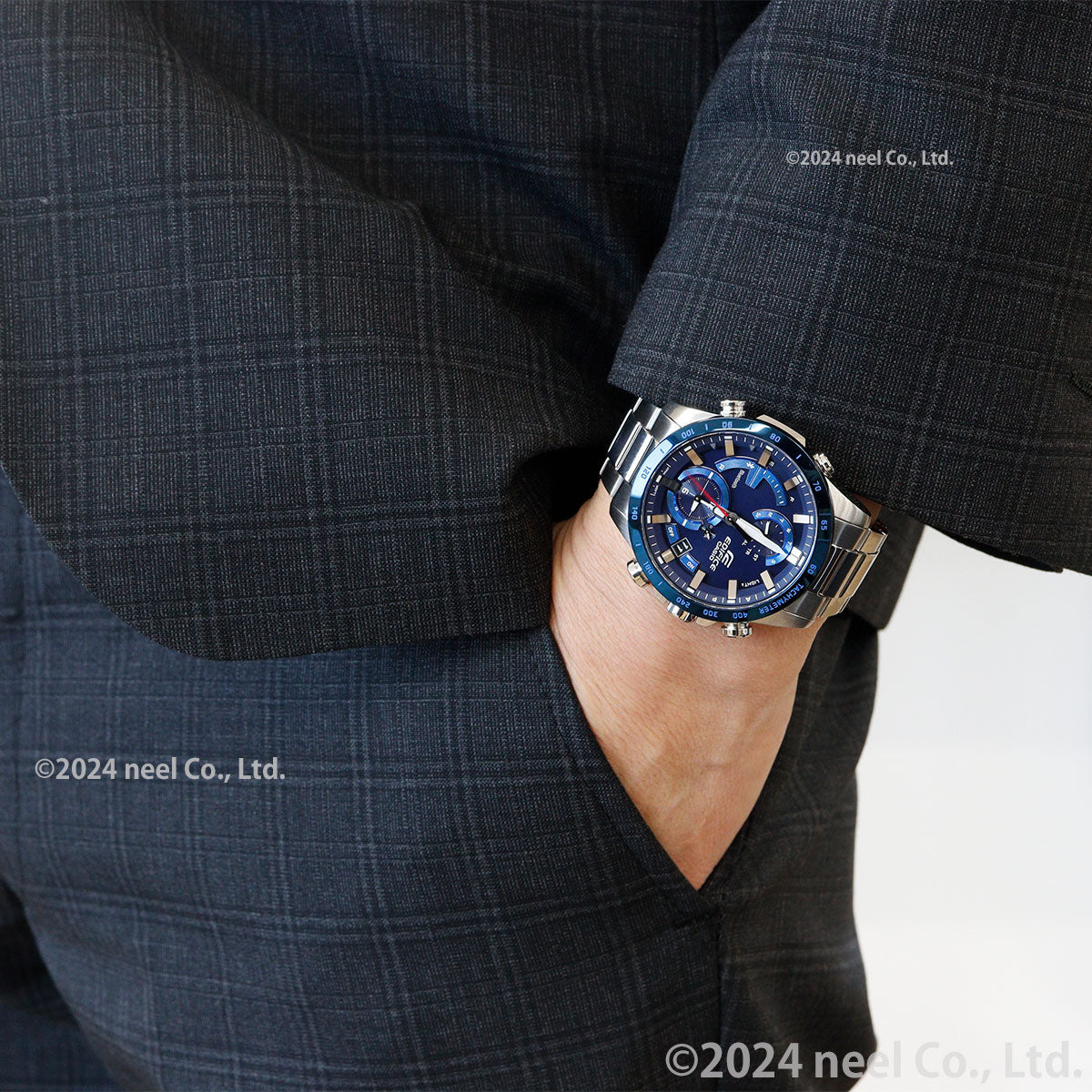 カシオ エディフィス CASIO EDIFICE Bluetooth ブルートゥース 対応 ソーラー 腕時計 メンズ EQB-900DB-2AJF