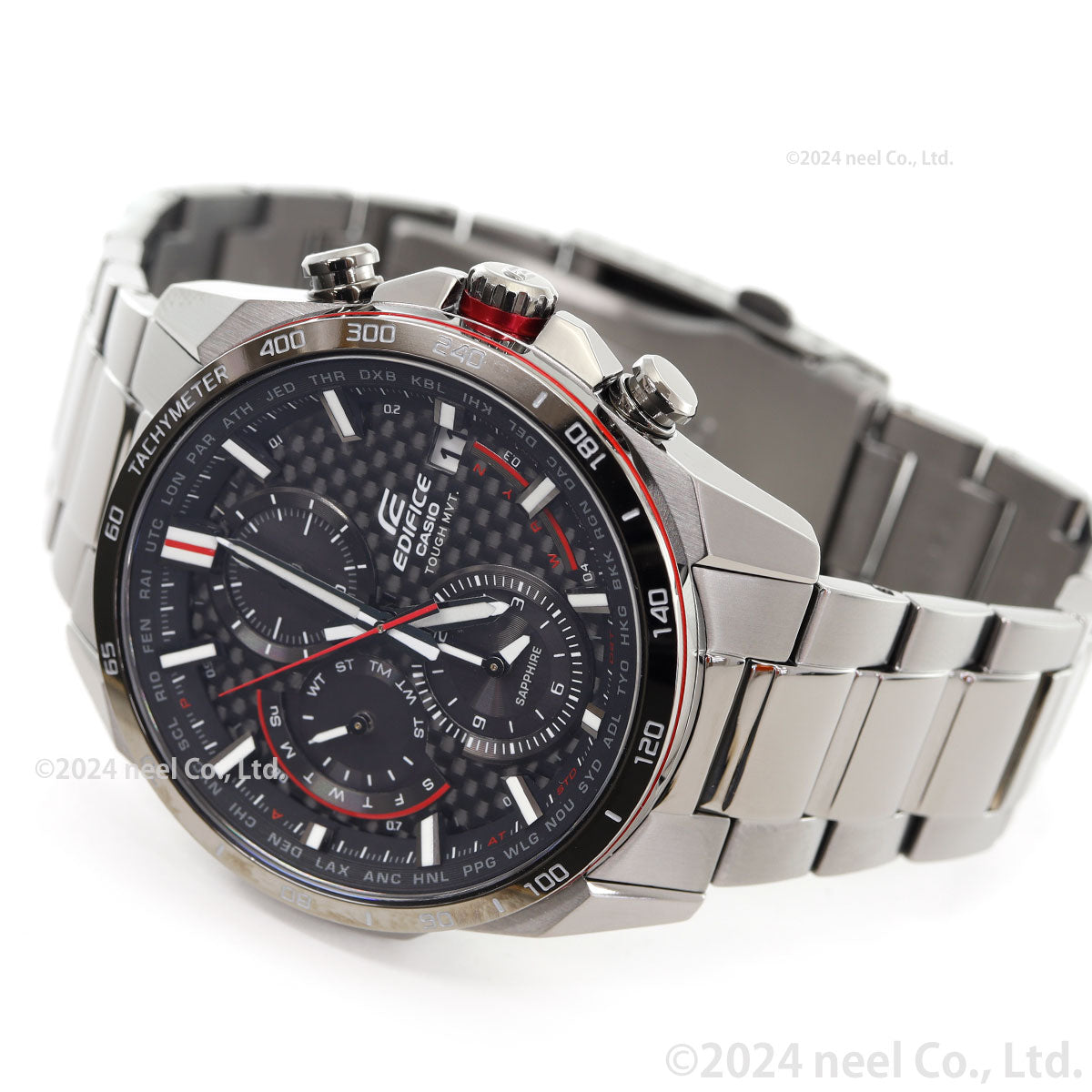 カシオ エディフィス CASIO EDIFICE 電波 ソーラー 電波時計 腕時計 メンズ タフソーラー クロノグラフ EQW-A2000DC-1AJF