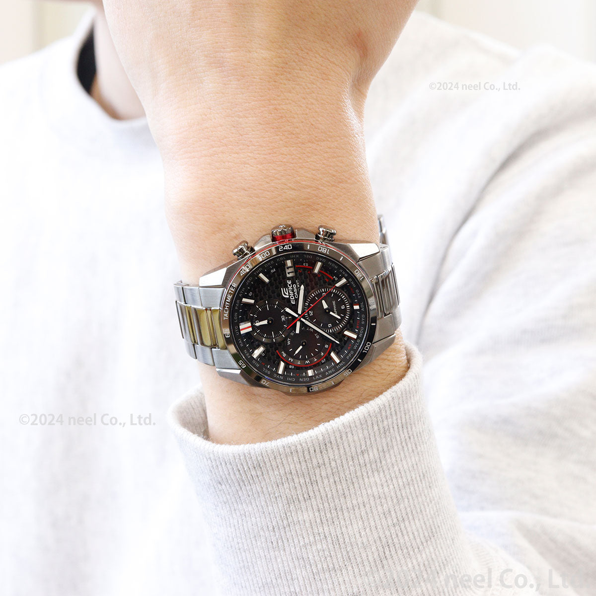 カシオ エディフィス CASIO EDIFICE 電波 ソーラー 電波時計 腕時計 メンズ タフソーラー クロノグラフ EQW-A2000DC-1AJF