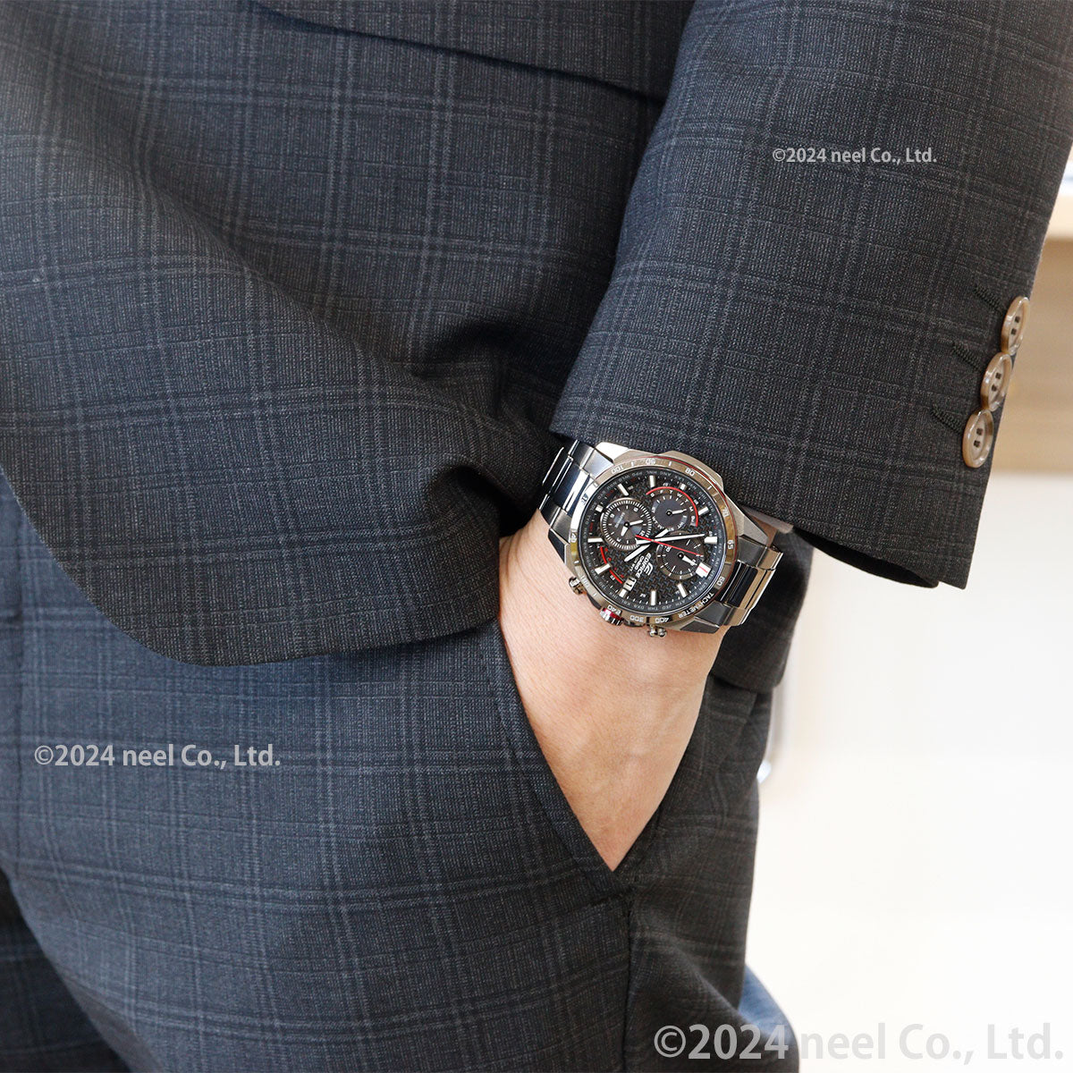 カシオ エディフィス CASIO EDIFICE 電波 ソーラー 電波時計 腕時計 メンズ タフソーラー クロノグラフ EQW-A2000DC-1AJF