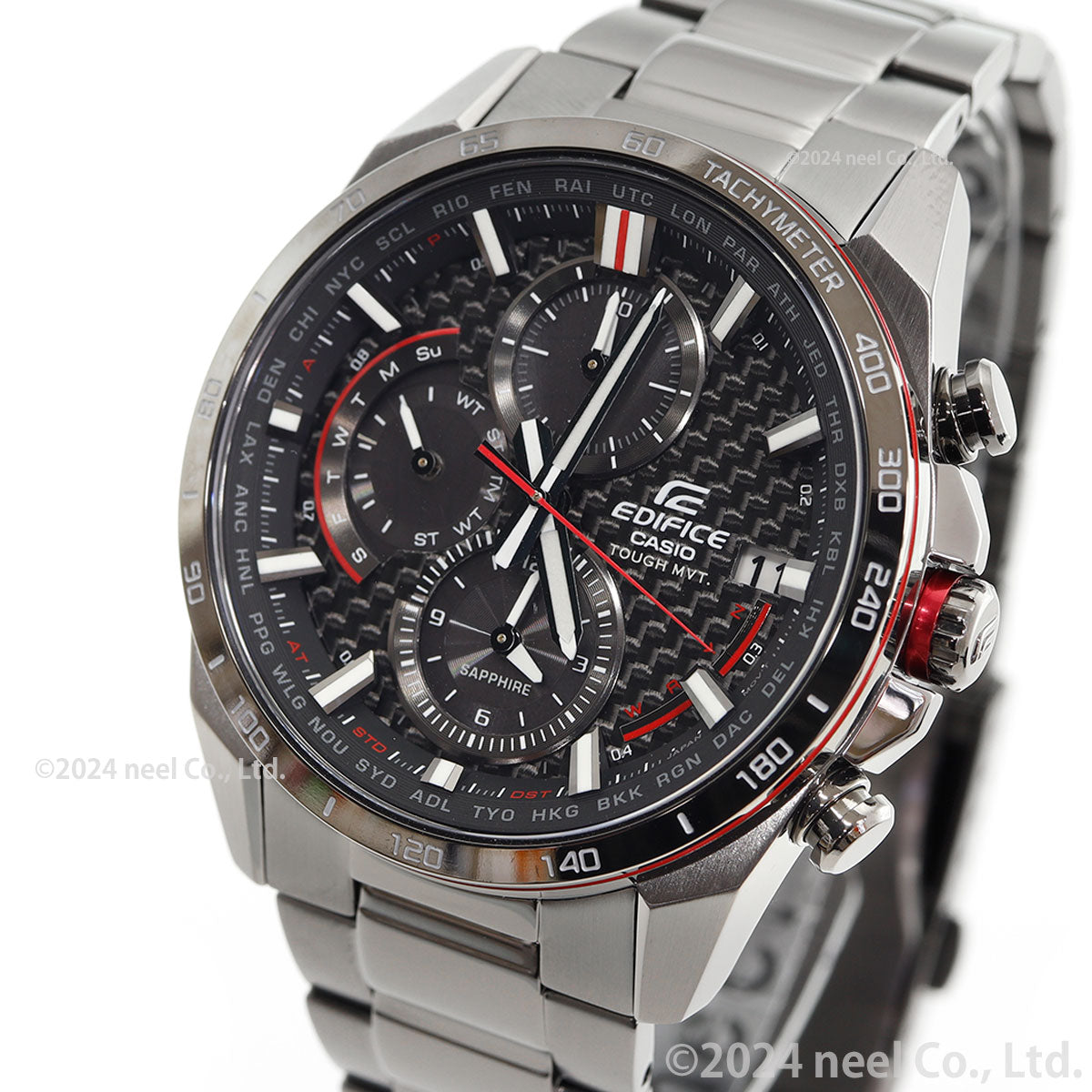 カシオ エディフィス CASIO EDIFICE 電波 ソーラー 電波時計 腕時計 メンズ タフソーラー クロノグラフ EQW-A2000DC-1AJF