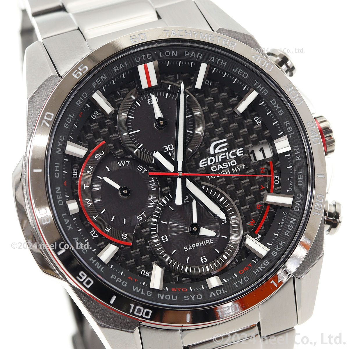 カシオ エディフィス CASIO EDIFICE 電波 ソーラー 電波時計 腕時計 メンズ タフソーラー クロノグラフ EQW-A2000DC-1AJF