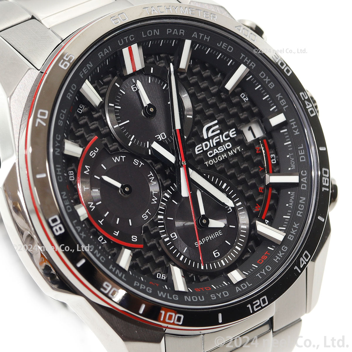 カシオ エディフィス CASIO EDIFICE 電波 ソーラー 電波時計 腕時計 メンズ タフソーラー クロノグラフ EQW-A2000DC-1AJF