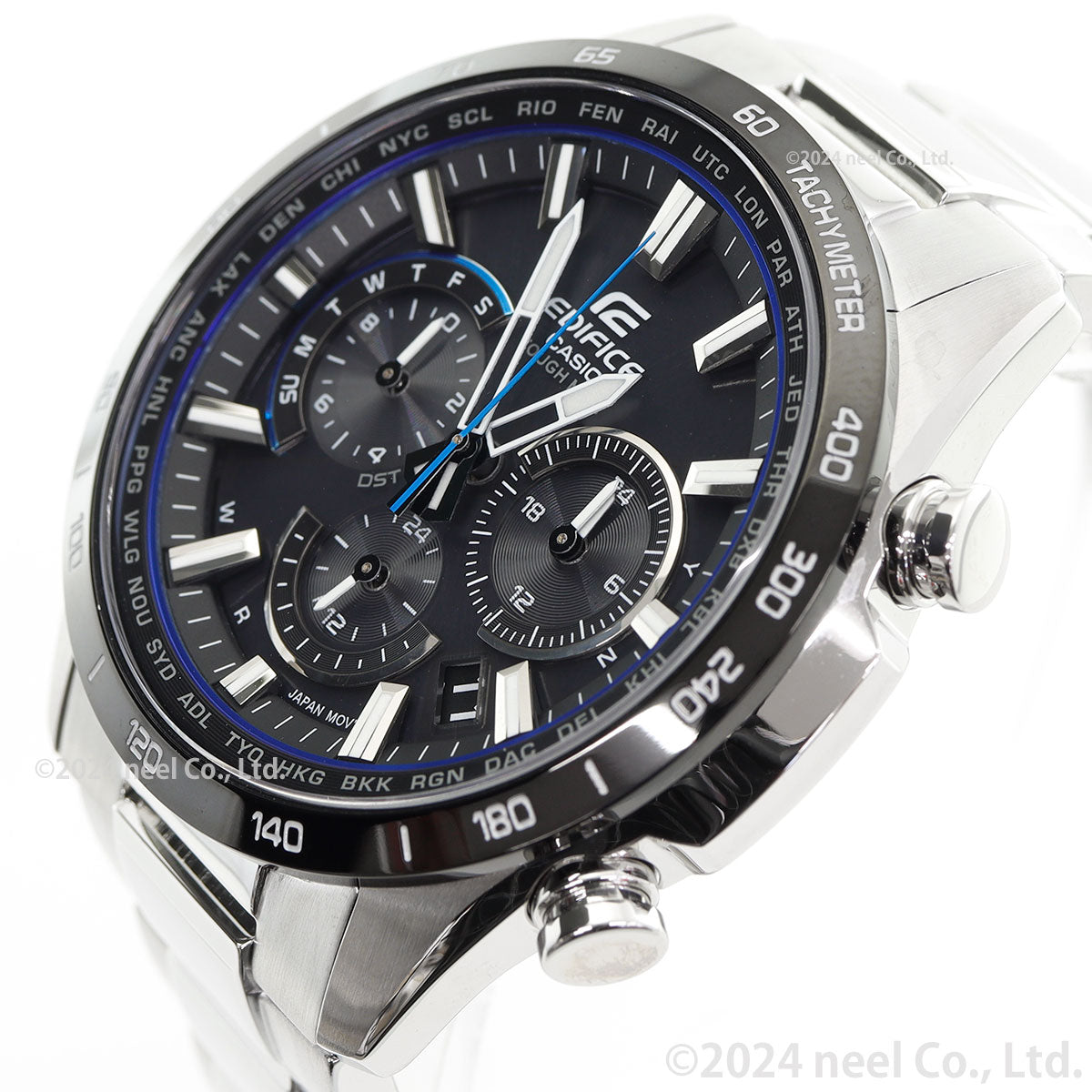 カシオ エディフィス CASIO EDIFICE 電波 ソーラー 電波時計 腕時計 メンズ タフソーラー クロノグラフ EQW-T650DB-1AJF