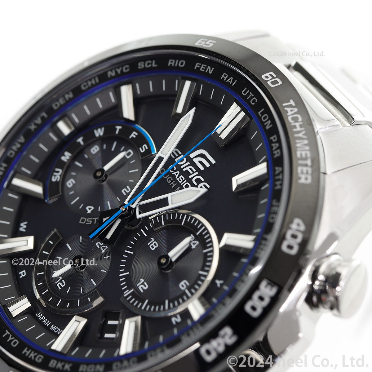 カシオ エディフィス CASIO EDIFICE 電波 ソーラー 電波時計 腕時計 メンズ タフソーラー クロノグラフ EQW-T650DB-1AJF