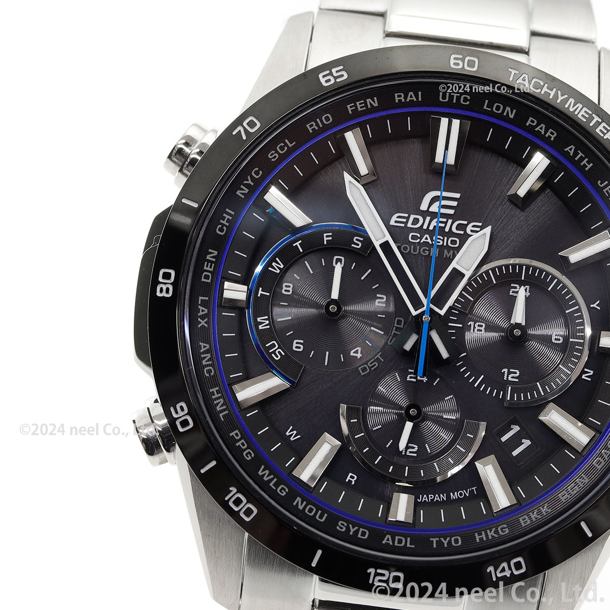 カシオ エディフィス CASIO EDIFICE 電波 ソーラー 電波時計 腕時計 メンズ タフソーラー クロノグラフ EQW-T650DB-1AJF