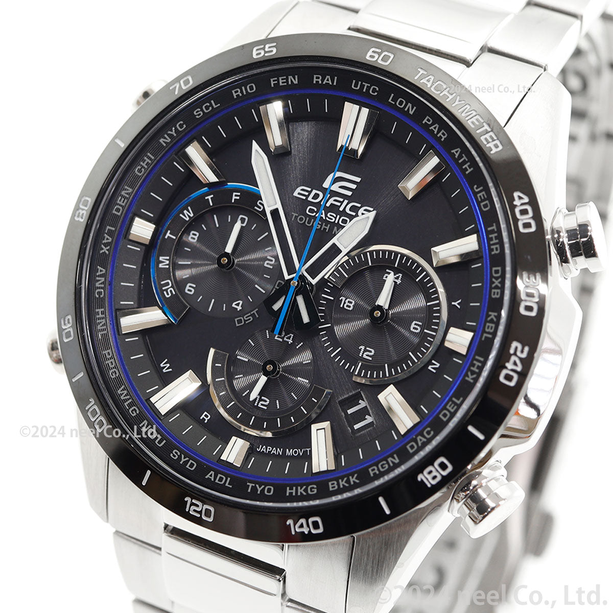 カシオ エディフィス CASIO EDIFICE 電波 ソーラー 電波時計 腕時計 メンズ タフソーラー クロノグラフ EQW-T650DB-1AJF