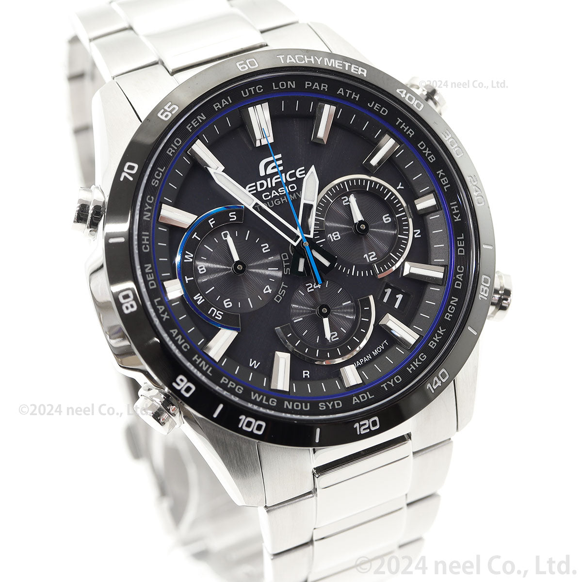 カシオ エディフィス CASIO EDIFICE 電波 ソーラー 電波時計 腕時計 メンズ タフソーラー クロノグラフ EQW-T650DB-1AJF