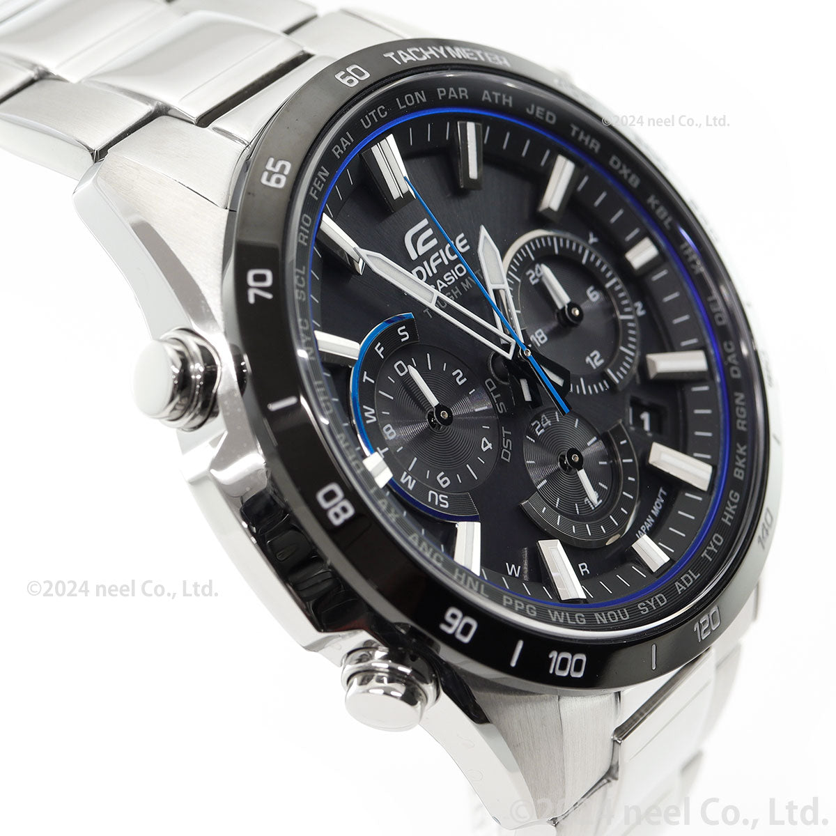 カシオ エディフィス CASIO EDIFICE 電波 ソーラー 電波時計 腕時計 メンズ タフソーラー クロノグラフ EQW-T650DB-1AJF