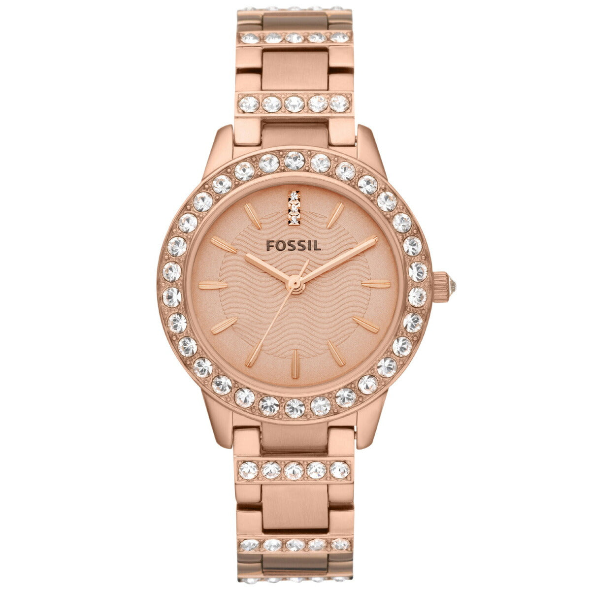 フォッシル FOSSIL 腕時計 レディース JESSE 三針 ローズゴールドトーン ステンレススチールウォッチ ES3020