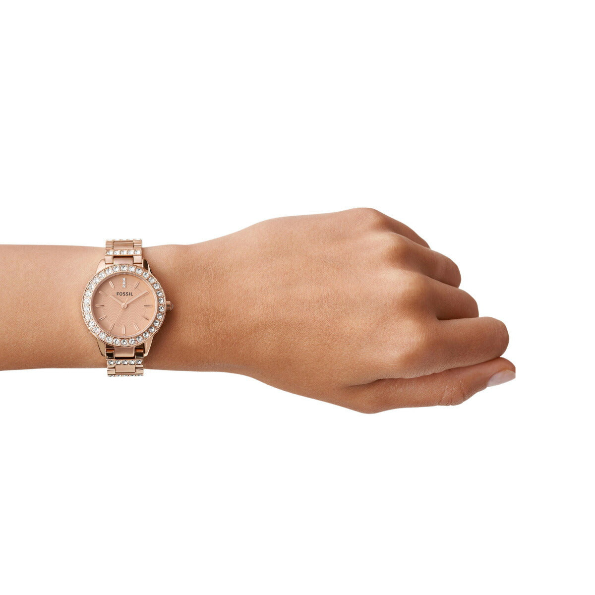フォッシル FOSSIL 腕時計 レディース JESSE 三針 ローズゴールドトーン ステンレススチールウォッチ ES3020