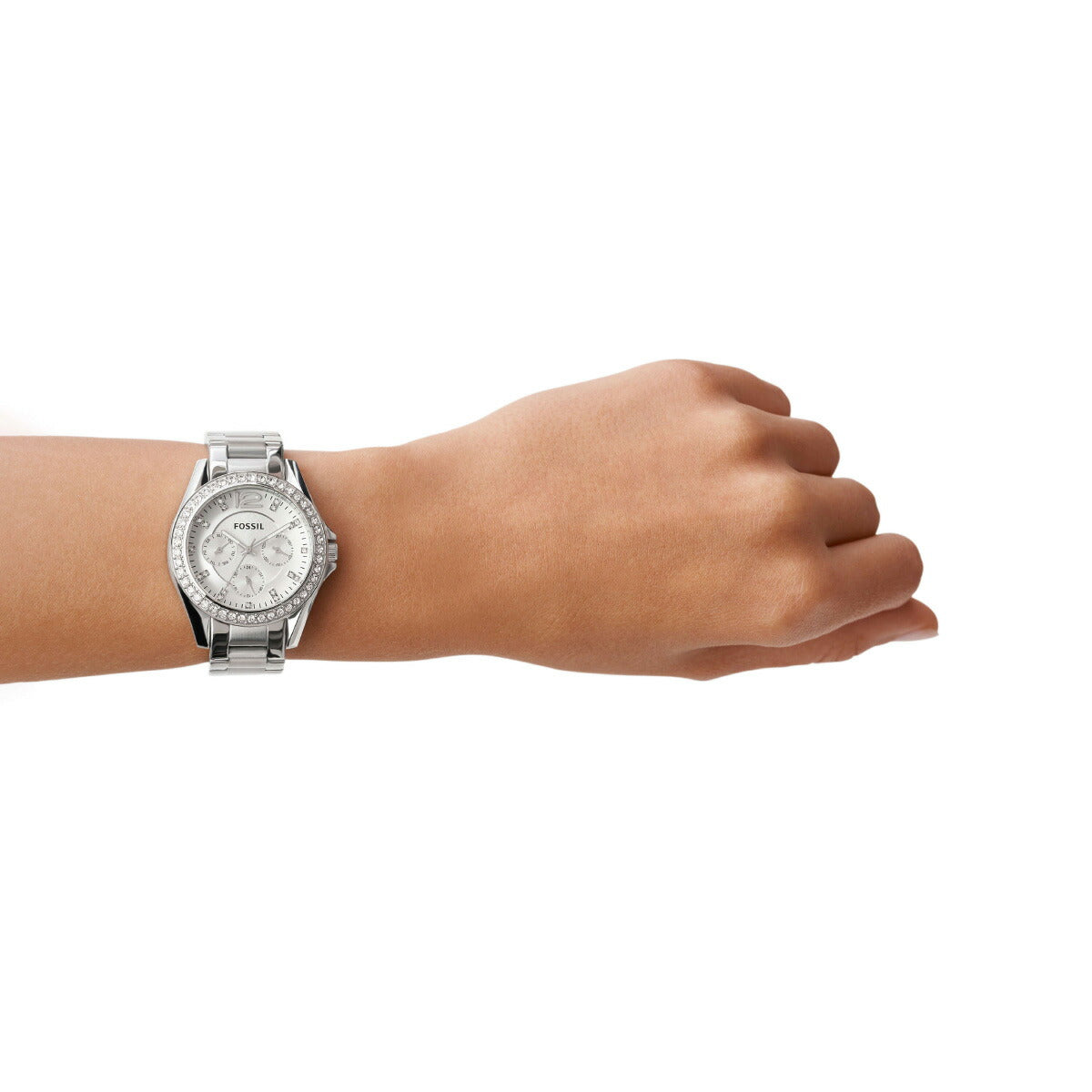 フォッシル FOSSIL 腕時計 レディース RILEY マルチファンクション ステンレススチールウォッチ ES3202
