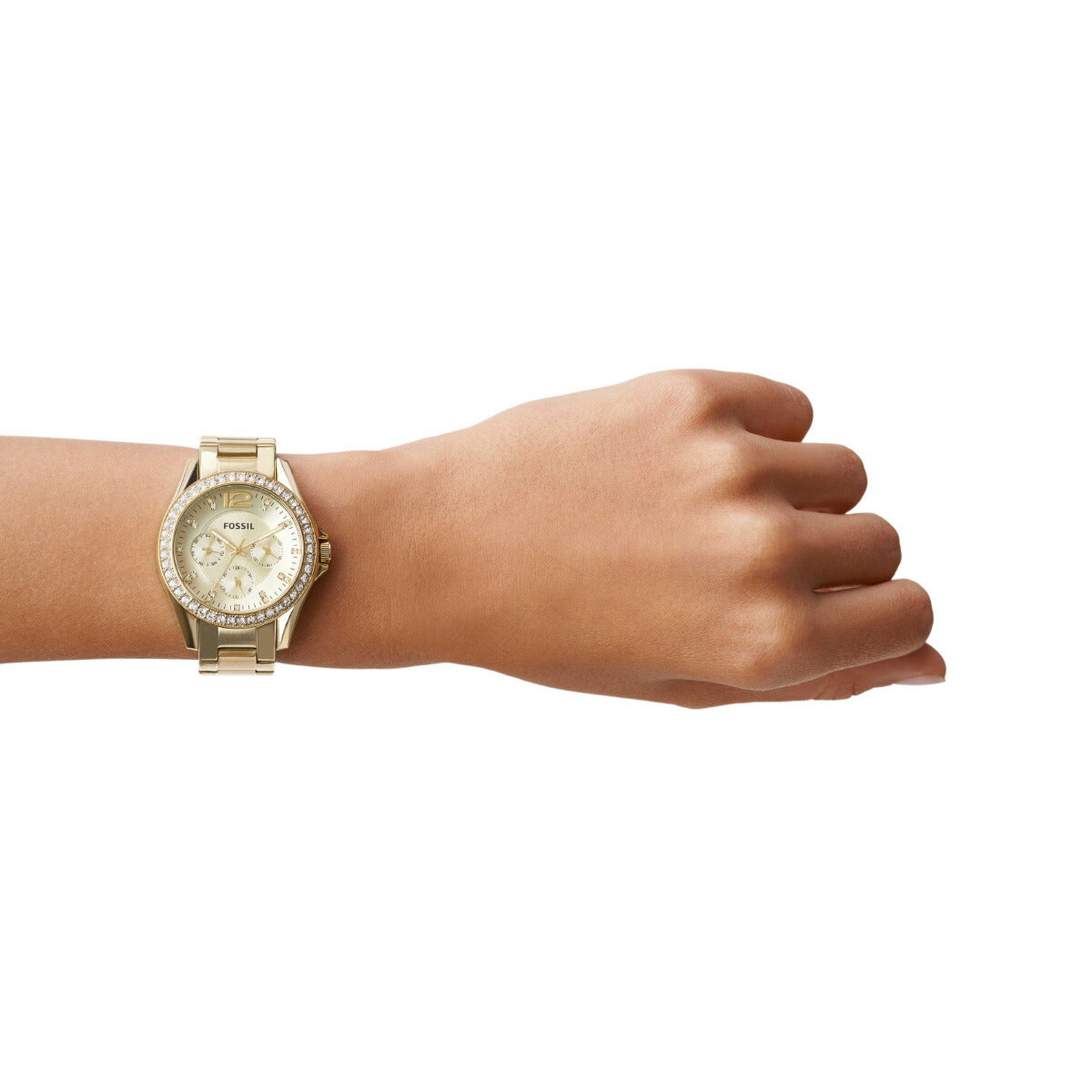 フォッシル FOSSIL 腕時計 レディース RILEY マルチファンクション ゴールドトーン ステンレススチールウォッチ ES3203