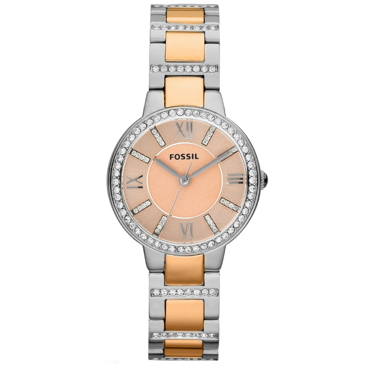 フォッシル FOSSIL 腕時計 レディース VIRGINIA ツートーン ステンレススチールウォッチ ES3405