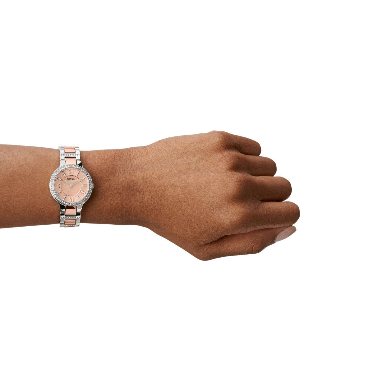フォッシル FOSSIL 腕時計 レディース VIRGINIA ツートーン ステンレススチールウォッチ ES3405
