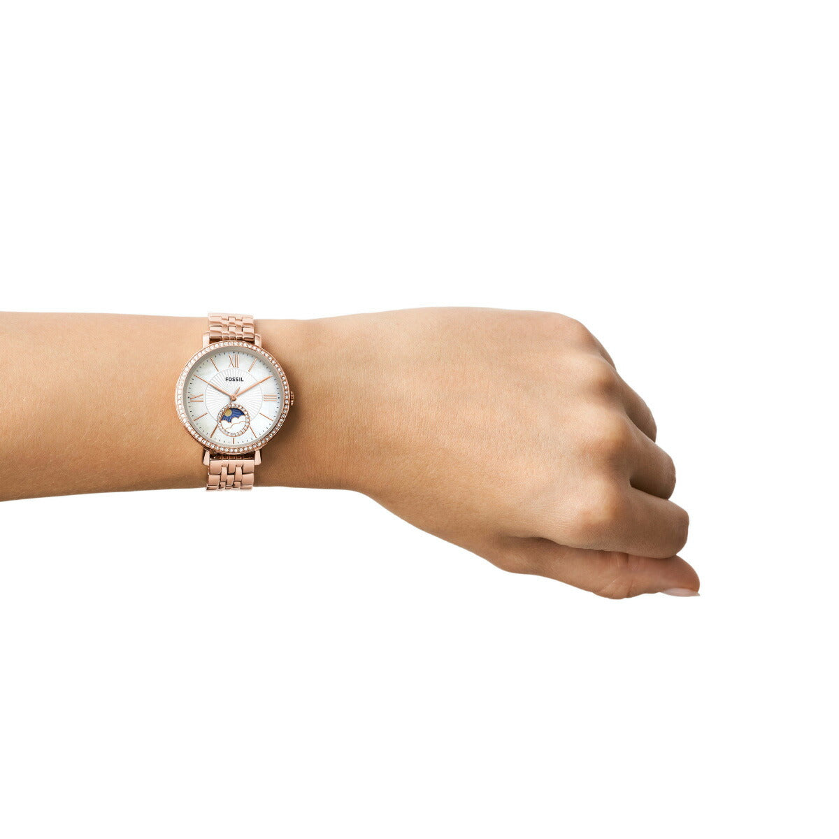 フォッシル FOSSIL 腕時計 レディース JACQUELINE サンムーン マルチファンクション ローズゴールドトーン ステンレススチールウォッチ ES5165