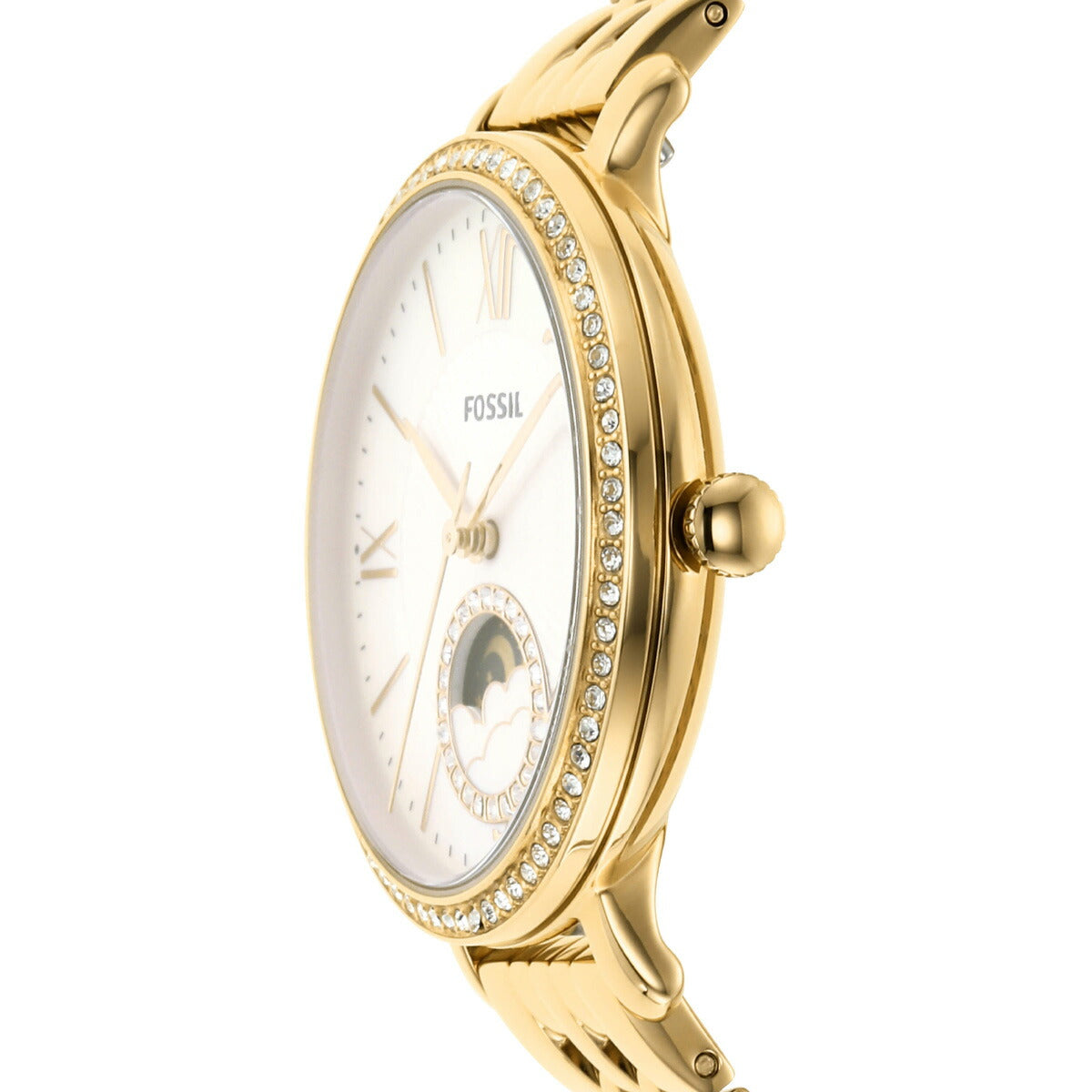 フォッシル FOSSIL 腕時計 レディース JACQUELINE サンムーン マルチファンクション ゴールドトーン ステンレススチールウォッチ ES5167