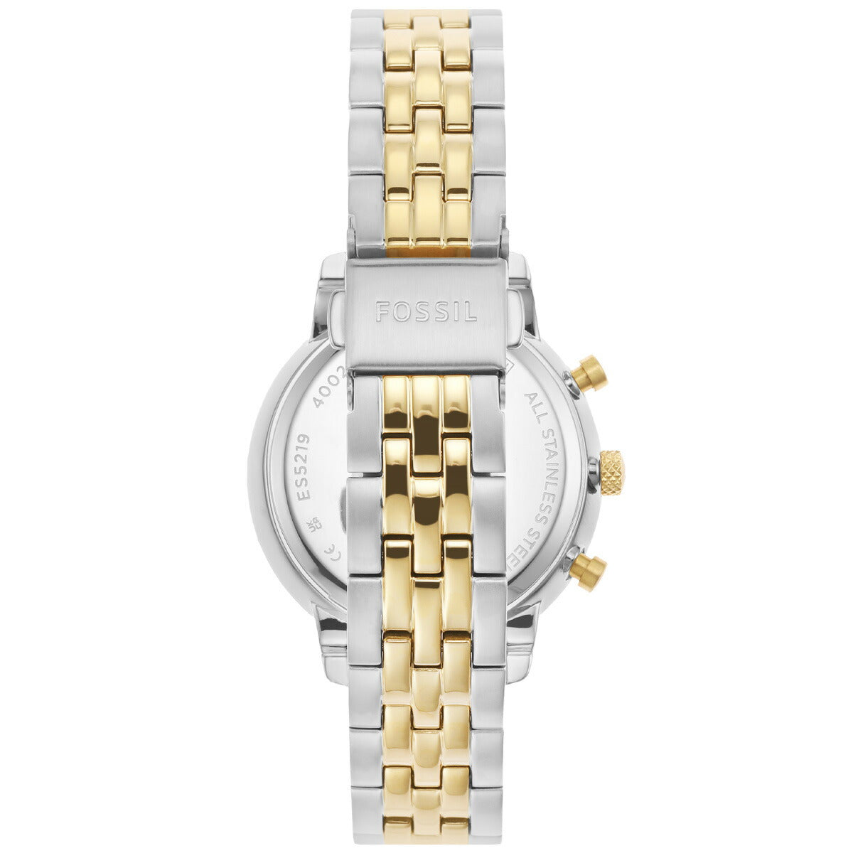フォッシル FOSSIL 腕時計 レディース NEUTRA クロノグラフ ツートーン ステンレススチールウォッチ ES5216