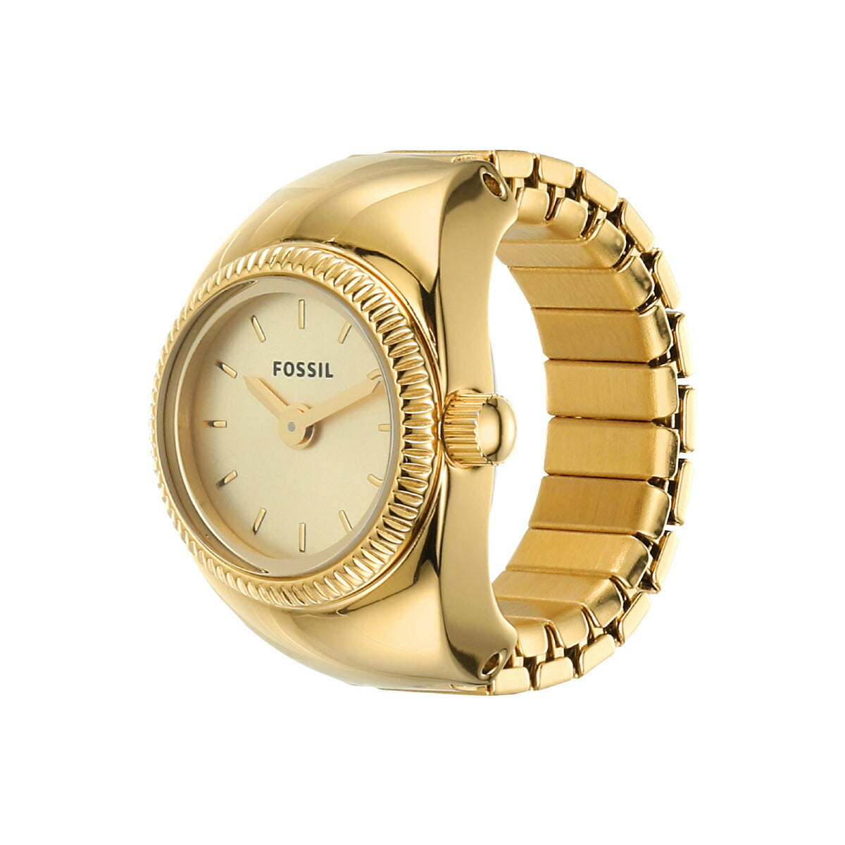 フォッシル FOSSIL リングウォッチ 時計 指輪 レディース 二針 ゴールドトーン ステンレススチール ウォッチリング ES5246