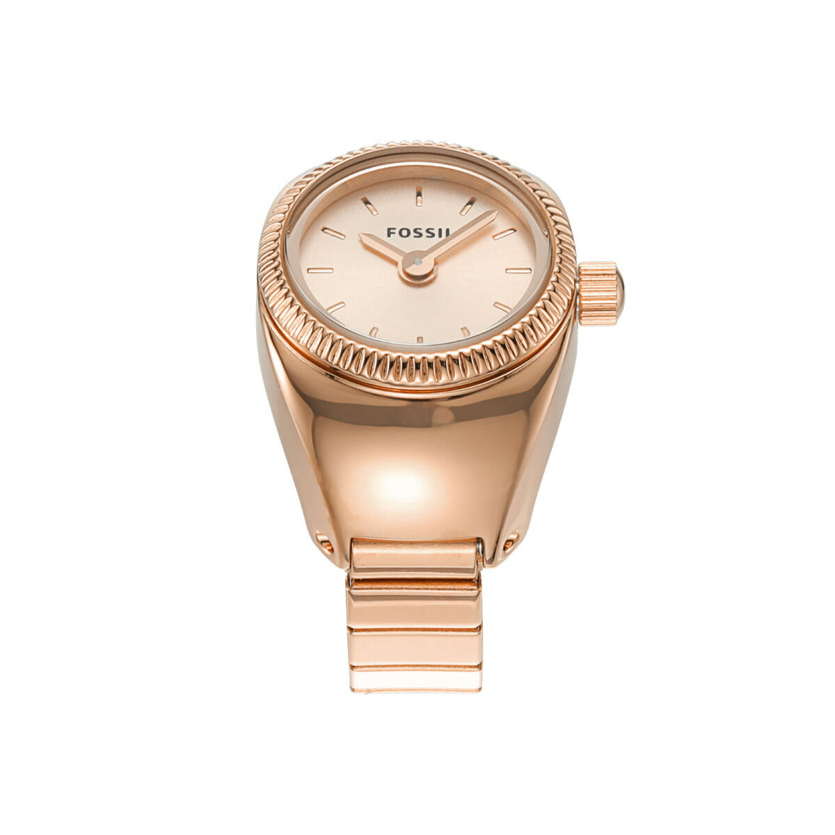 フォッシル FOSSIL リングウォッチ 時計 指輪 レディース ウォッチリング 二針 ローズゴールドトーン ステンレススチール ES5247