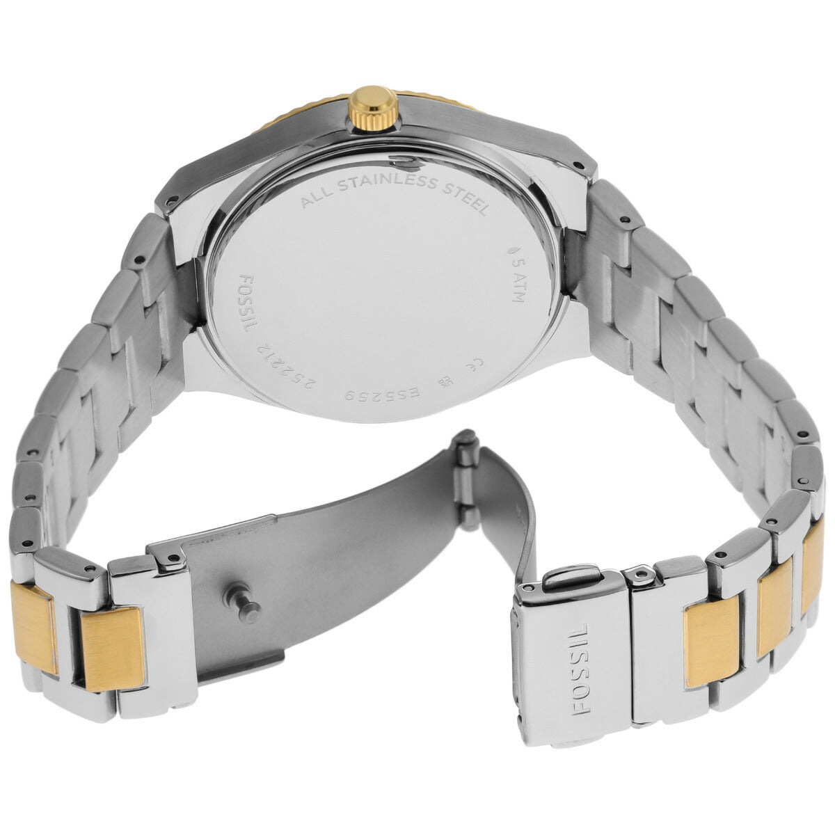フォッシル FOSSIL 腕時計 レディース SCARLETTE 三針デイト ツートーン ステンレススチールウォッチ ES5259