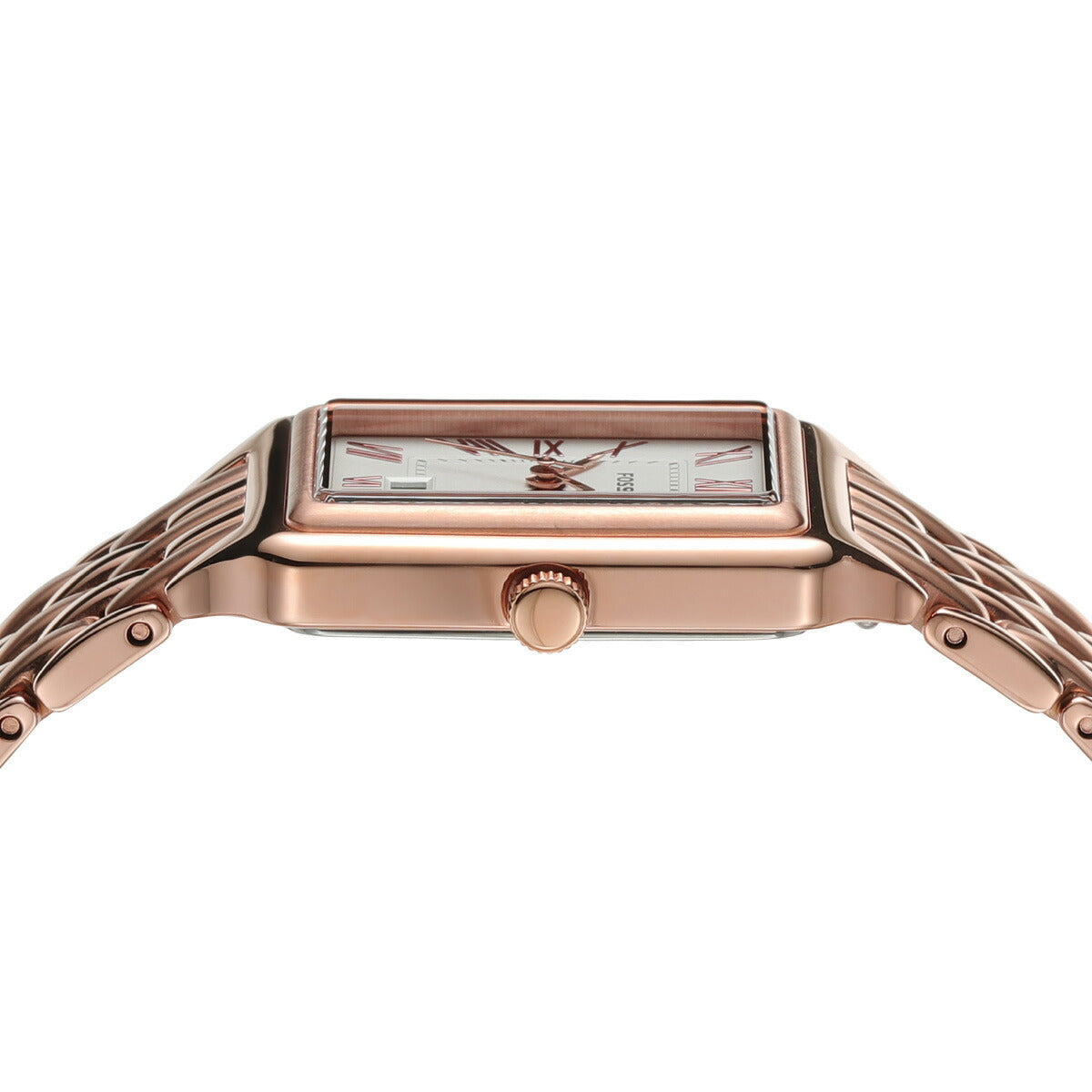 フォッシル FOSSIL 腕時計 レディース RAQUEL 三針デイト ローズゴールドトーン ステンレススチールウォッチ ES5271