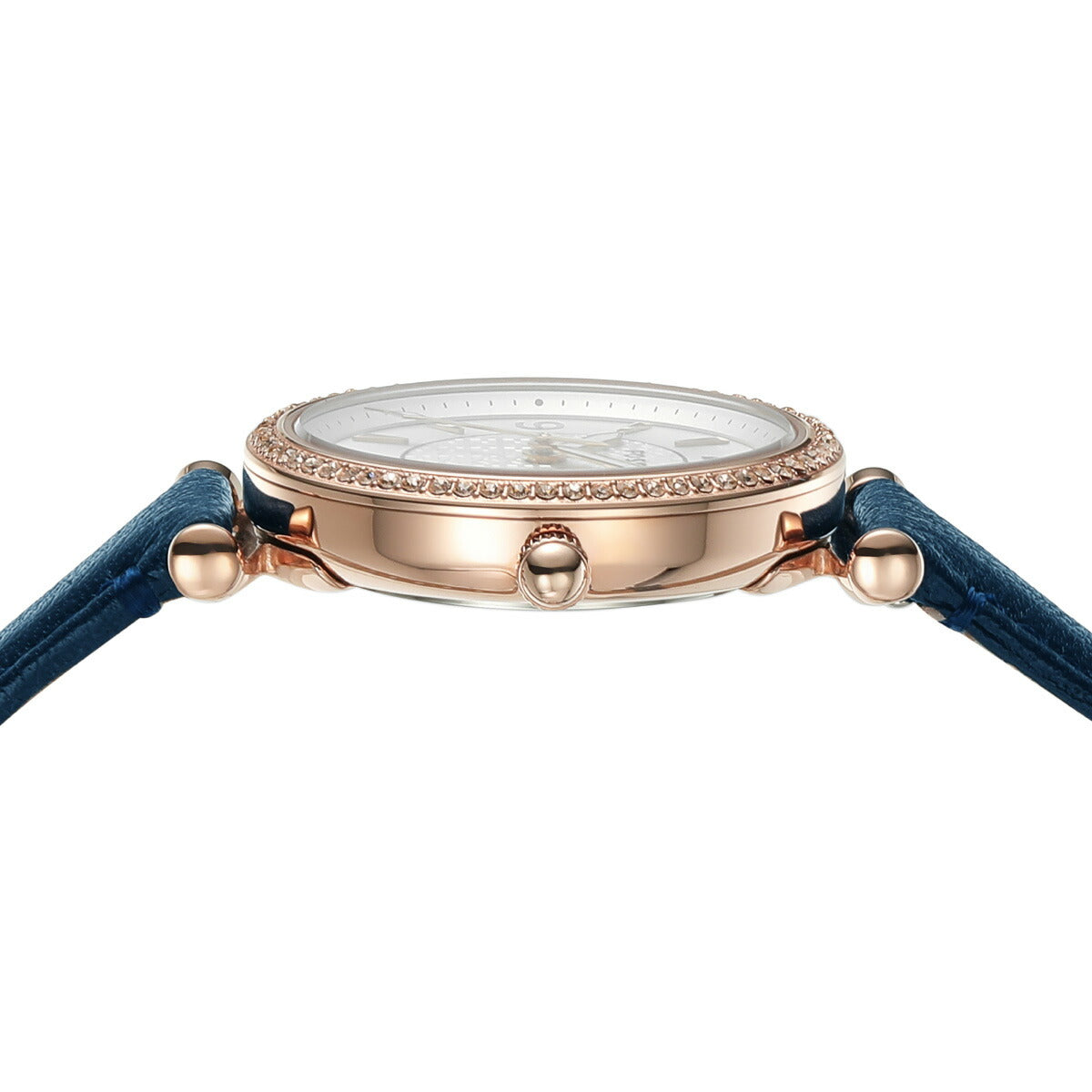 フォッシル FOSSIL 腕時計 レディース CARLIE 三針 ネイビー LiteHideレザーウォッチ ES5295