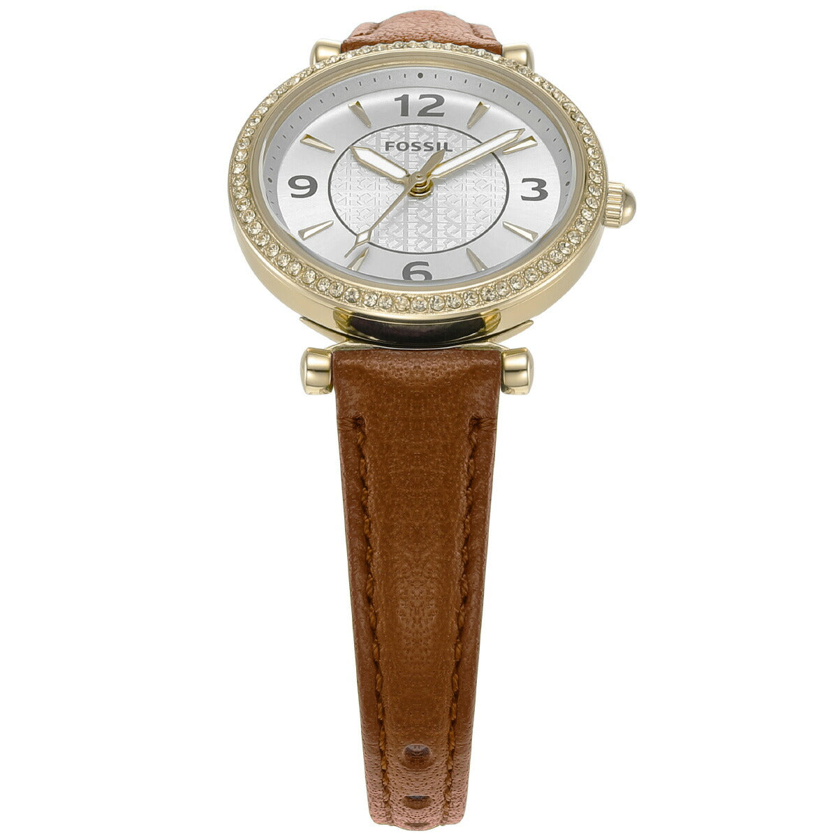フォッシル FOSSIL 腕時計 レディース CARLIE 三針 ミディアムブラウン レザーウォッチ ES5297