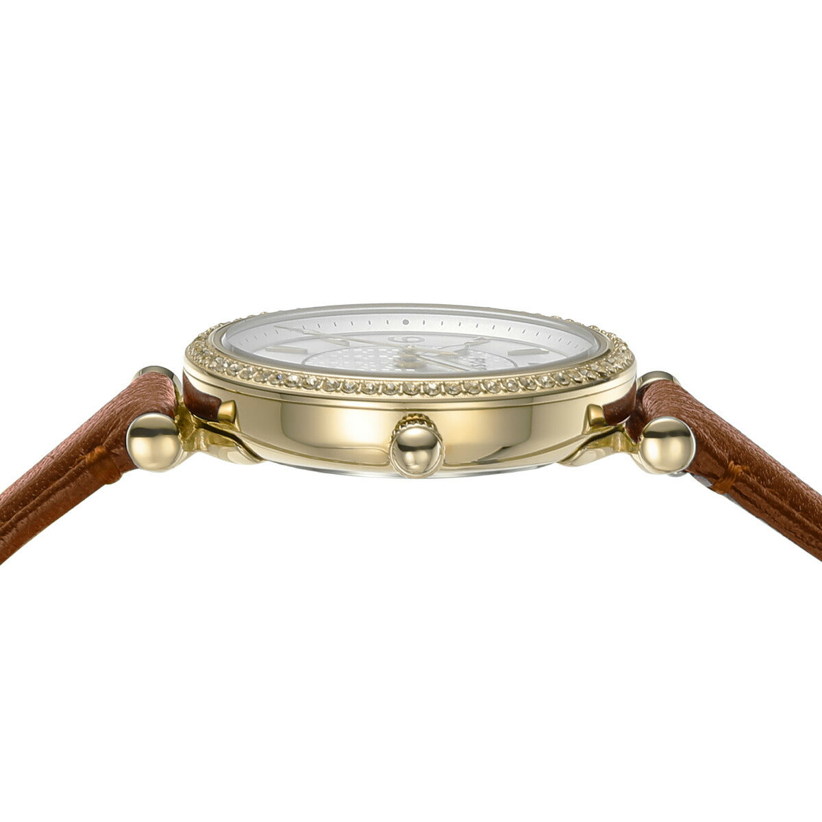 フォッシル FOSSIL 腕時計 レディース CARLIE 三針 ミディアムブラウン レザーウォッチ ES5297