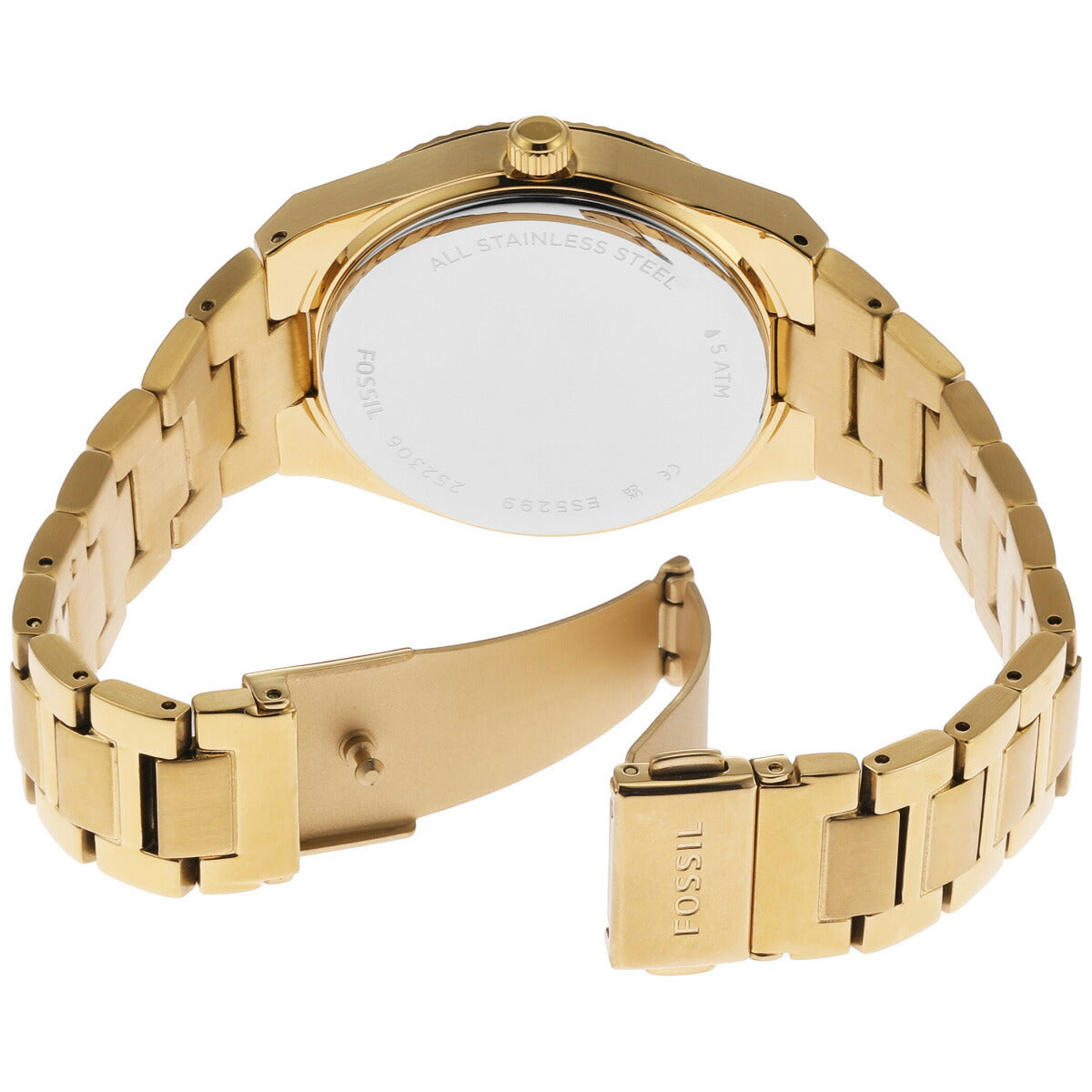 フォッシル FOSSIL 腕時計 レディース SCARLETTE 三針デイト ゴールドトーン ステンレススチールウォッチ ES5299