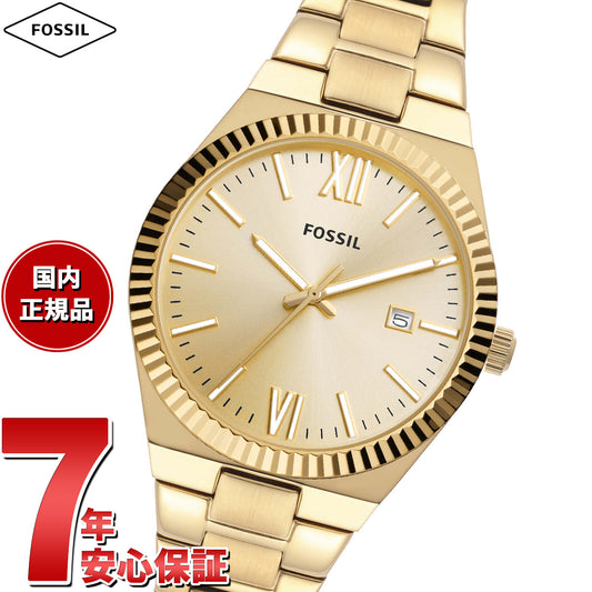 フォッシル FOSSIL 腕時計 レディース SCARLETTE 三針デイト ゴールドトーン ステンレススチールウォッチ ES5299