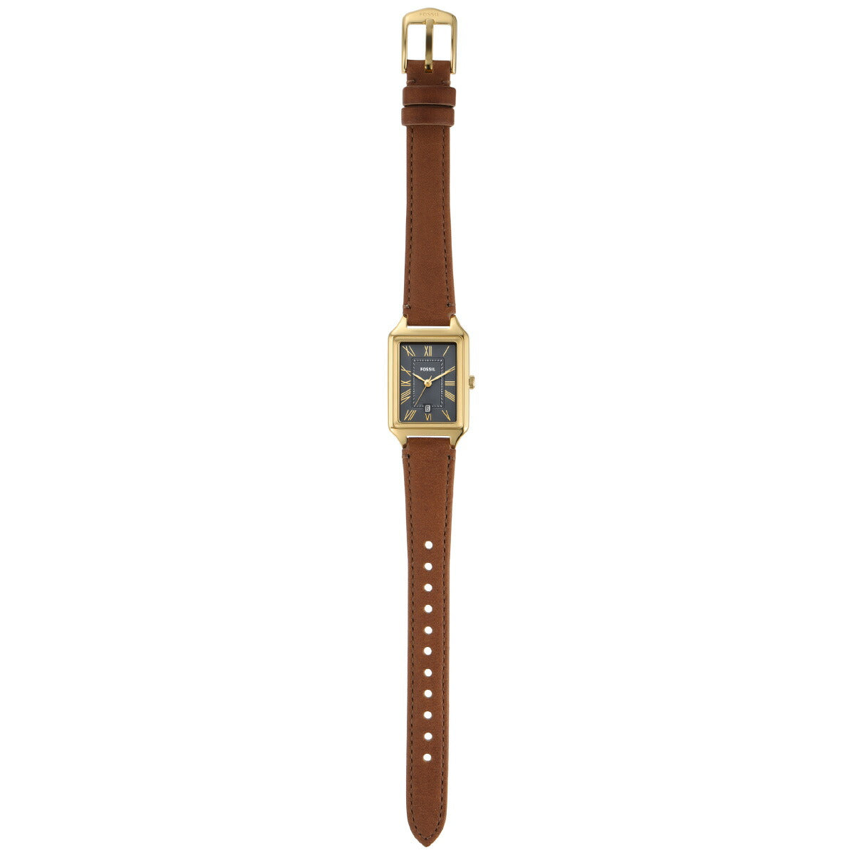 フォッシル FOSSIL 腕時計 レディース RAQUEL 三針デイト ミディアムブラウン レザーウォッチ ES5303