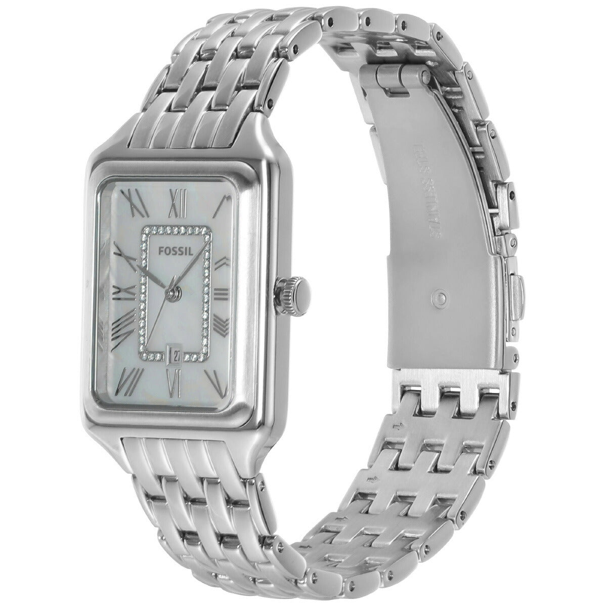フォッシル FOSSIL 腕時計 レディース RAQUEL 三針デイト ステンレススチールウォッチ ES5306