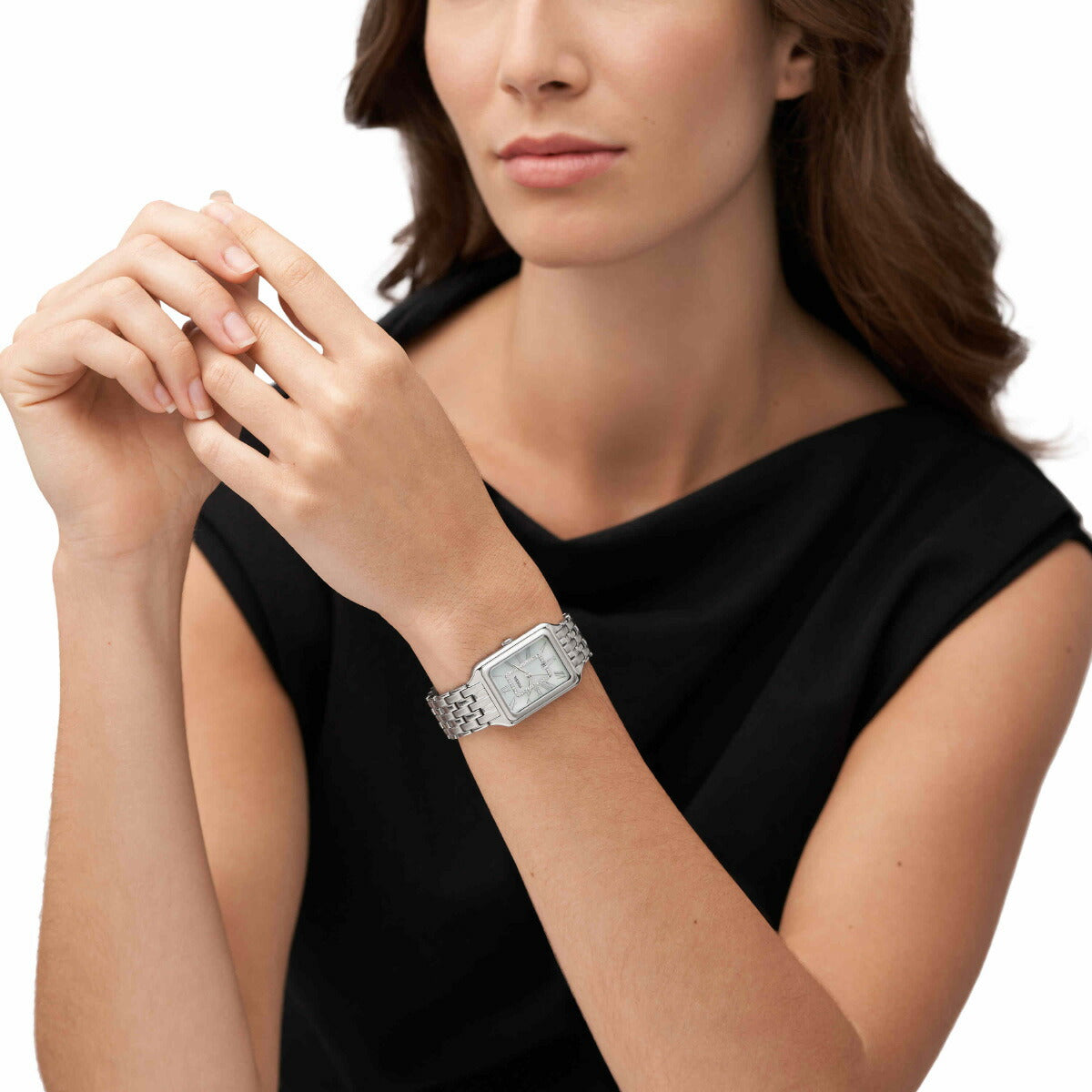 フォッシル FOSSIL 腕時計 レディース RAQUEL 三針デイト ステンレススチールウォッチ ES5306