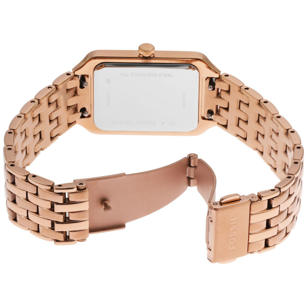 フォッシル FOSSIL 腕時計 レディース RAQUEL 三針デイト ローズゴールドトーン ステンレススチールウォッチ ES5323