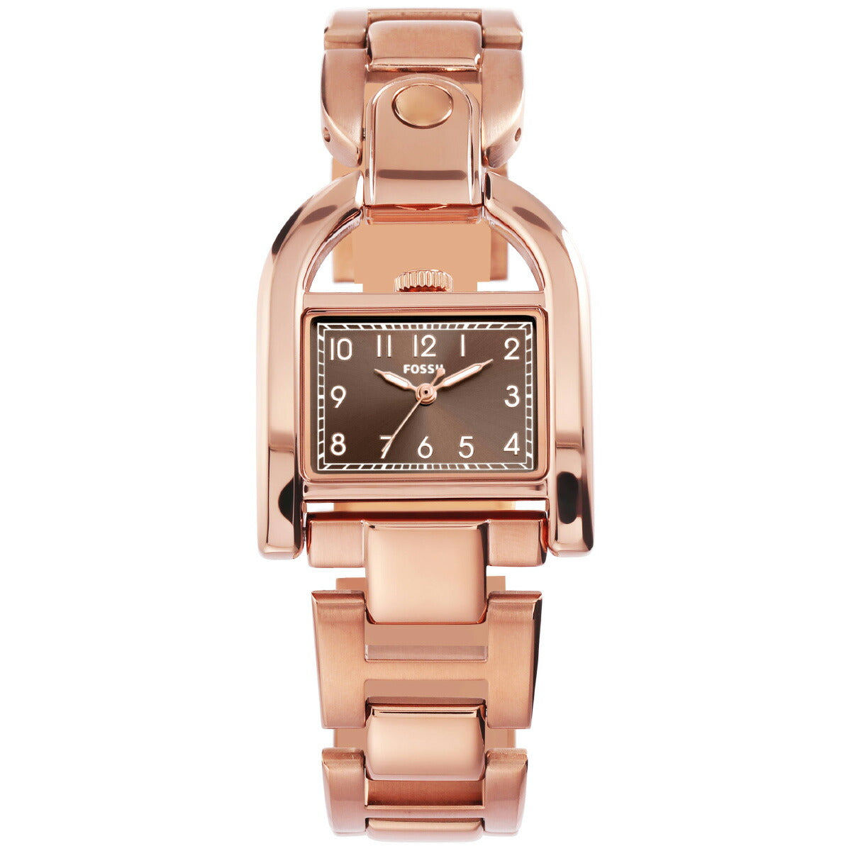 フォッシル FOSSIL 腕時計 レディース HARWELL 三針 ローズゴールドトーン ステンレススチールウォッチ ES5328