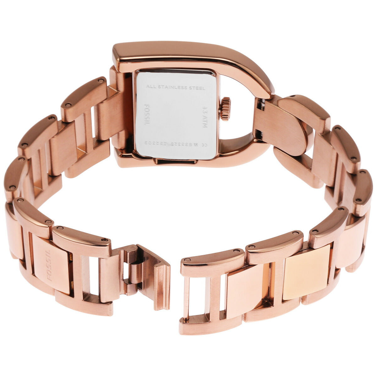 フォッシル FOSSIL 腕時計 レディース HARWELL 三針 ローズゴールドトーン ステンレススチールウォッチ ES5328