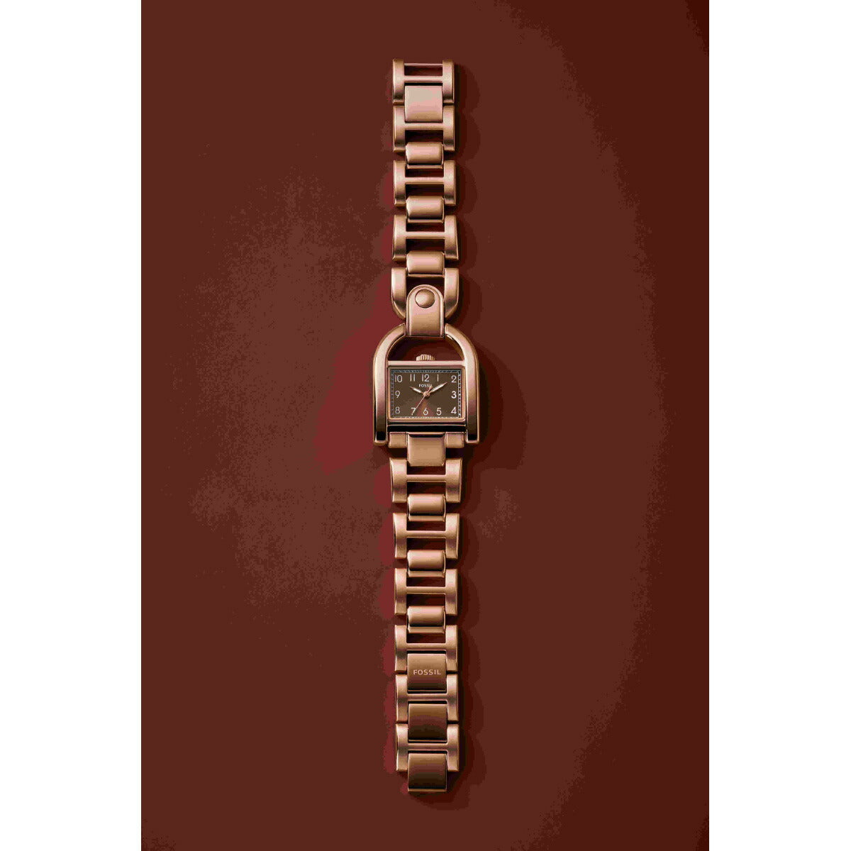フォッシル FOSSIL 腕時計 レディース HARWELL 三針 ローズゴールドトーン ステンレススチールウォッチ ES5328