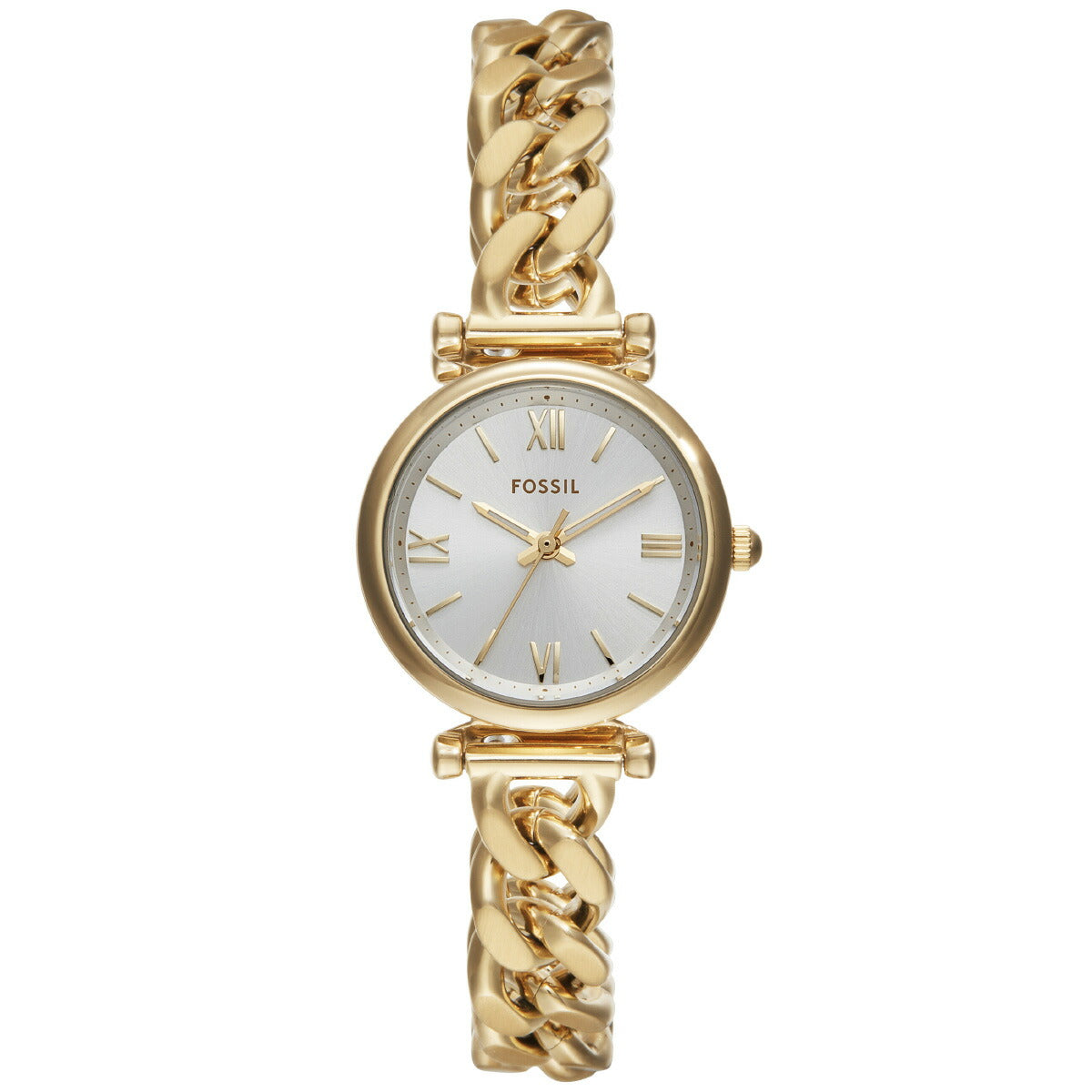 フォッシル FOSSIL 腕時計 レディース CARLIE 三針 ゴールドトーン ステンレススチールウォッチ ES5329