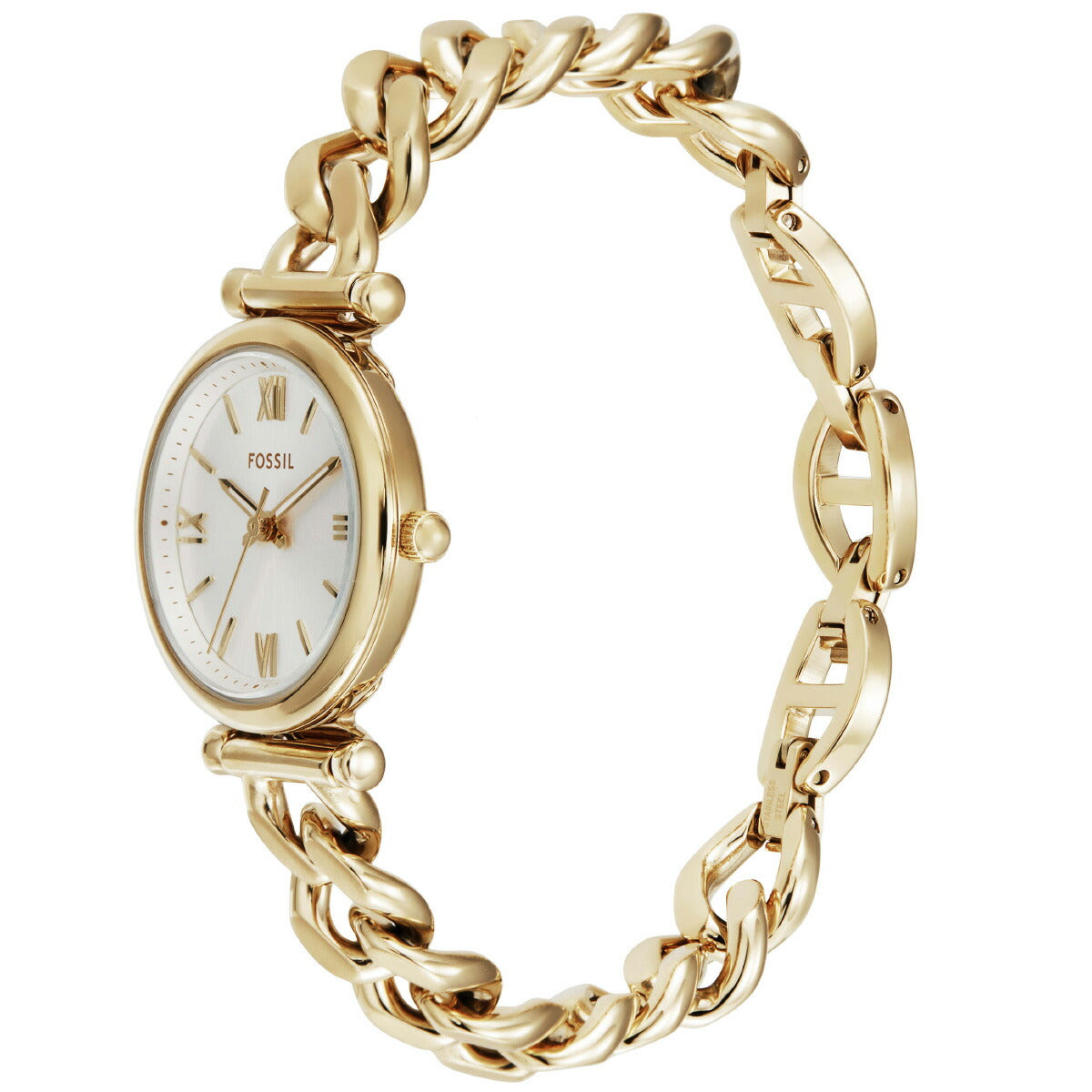 フォッシル FOSSIL 腕時計 レディース CARLIE 三針 ゴールドトーン ステンレススチールウォッチ ES5329